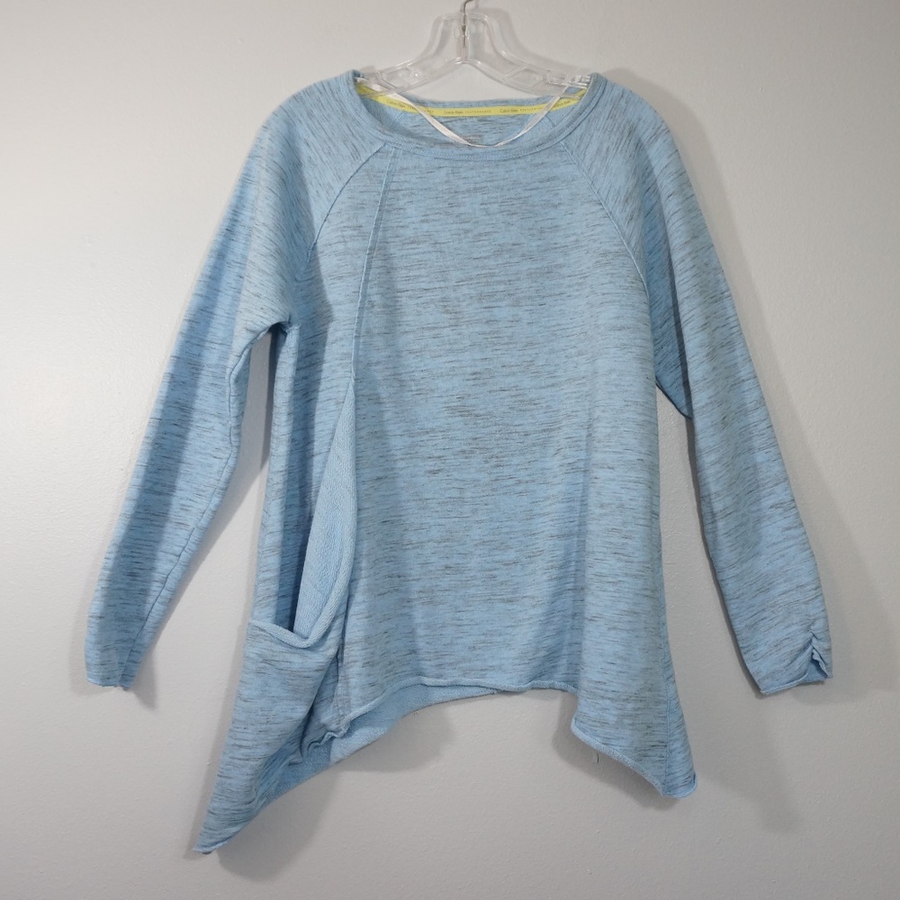 Calvin Klein Performance Quick Dry Blue Top
